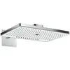 Image de hansgrohe, Pommeau de douche, HG douche de tête Rainmaker Select 460 3jet montage encastré avec bras de douche EcoSmart we/chr (3 Types de jets, 18 l/min)