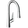 Image de Robinet de cuisine avec douchette HANSGROHE Talis M51 200 2 jets chromé