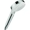Image de Pommeau de douche HANSGROHE Crometta EcoSmart 2 jets blanc/chromé