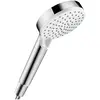Image de hansgrohe, Pommeau de douche, HG Handbrause CROMETTA VARIO DN 15 EcoSm Version 9 l/min weiss/chrom (2 Types de jets, 6.70 l/min)