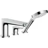 Image de Robinet mitigeur bain douche HANSGROHE Talis E 3 trous chromé
