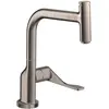 Image de hansgrohe, Robinetterie de cuisine, Mitigeur monocommande pour évier AXOR CITTERIO DN 15 avec bec extractible aspect inox