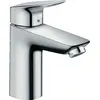 Image de HANSGROHE Mitigeur lavabo Logis 100 avec tirette et vidage métallique chromé