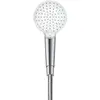 Image de hansgrohe, Pommeau de douche, HG Ensemble de douche CROMETTA VARIO Porter Set 1600mm EcoSm 9 l/m blanc/chrome (2 Types de jets, 9 l/min)