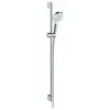 Image de Set de douche 1jet EcoSmart 9 l/min avec barre Unica'Croma 90 cm blanc/chromé Hansgrohe Crometta