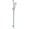Image de Set de douche Vario EcoSmart 9 l/min avec barre Unica'Croma 90 cm blanc/chromé Hansgrohe Crometta