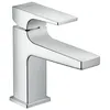 Image de HANSGROHE Mitigeur lavabo Metropol 100 poignée manette bec court, bonde Push-Open