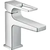 Image de HANSGROHE Mitigeur lavabo Metropol 100 poignée étrier bec court, bonde Push-Open chromé