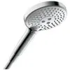 Image de hansgrohe, Pommeau de douche, Douchette à main AXOR 120 3jet DN 15 chrome (3 Types de jets, 16 l/min)