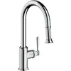 Image de hansgrohe, Robinetterie de cuisine, Mitigeur monocommande pour évier AXOR MONTREUX DN 15, avec douchette extractible chromé