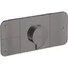 Image de Axor, Robinetterie de salle de bains, Set de finition ONE f UP thermostat 3 Verbr bru black chrome