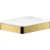 Image de hansgrohe, Distributeur de savon + porte-savon, Porte-savon/tablette AXOR UNIVERSAL montage mural polished gold optic