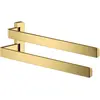 Image de Axor, Porte-serviettes + crochets pour serviettes, Porte-serviettes double UNIVERSAL orientable individuellement polished gold optic