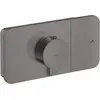 Image de Axor, Robinetterie de salle de bains, Set de montage final ONE pour thermostat encastré 1 Verbr bru black chrome