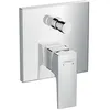 Image de Façade mitigeur bain douche encastré 2 sorties HANSGROHE Metropol chromé