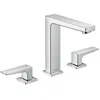Image de HANSGROHE Mélangeur lavabo Metropol 160 3 trous poignées manettes, bonde Push-Open chromé