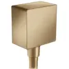 Image de hansgrohe, Installation sanitaire : accessoires, Fixfit Raccord mural Square (bronze brossé)