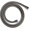 Image de Flexible de douche 1,25 m HANSGROHE Isiflex noir chromé brossé