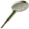 Image de Axor, Pommeau de douche, Douchette à main 120 3jet DN 15 nickel brossé (3 Types de jets, 15 l/min)