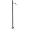 Image de hansgrohe, Robinetterie de salle de bains, Mitigeur monocommande pour lavabo AXOR UNO poignée zéro, à poser au sol chromé