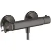 Image de Axor, Robinetterie de salle de bains, Thermostatique de douche MONTREUX DN 15, apparent brushed black chrome