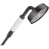 Image de Axor, Pommeau de douche, Douchette à main 1jet MONTREUX DN 15 brushed black chrome (1 Type de jet, 16 l/min)
