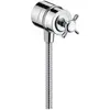 Image de hansgrohe, Robinetterie de salle de bains, raccords de tuyaux. FIXFIT STOP AXOR MONTREUX DN 15 brossé noir chrome