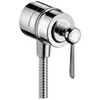 Image de hansgrohe, Robinetterie de salle de bains, Raccord de flexible. FIXFIT STOP AXOR MONTREUX DN 15 m vanne d'arrêt u HGri bru bl chr