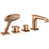 Image de Axor, Robinetterie de salle de bains, Mélangeur bain/douche 4 trous CITTERIO E DN 15, avec thermostat bronze brossé