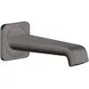 Image de hansgrohe, Robinetterie de salle de bains, Bec déverseur pour baignoire AXOR CITTERIO E saillie 180mm brushed black chrome