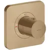 Image de Axor, Robinetterie de salle de bains, Module thermostatique CITTERIO E DN 20, encastré 12x12 bronze brossé