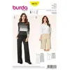 Image de Patron Burda 6613 Pantalon et bermuda du 36 au 50 - Model FR 36-50