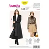 Image de Patron Burda 6845 Manteau et veste du 36 au 46 - Model FR 36-46