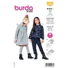 Image de Patron Burda 9268 - Manteau, veste à col Claudine du 104 au 134 - Model FR 104-134