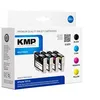 Image de KMP MULTIPACK E107V - Pack de 4 - noir, jaune, cyan, magenta - compatible - cartouche d'encre (alternative pour : Epson C13T07114011, Epson C13T07124011, Epson C13T07134011, Epson C13T07144011, Epson T0711, Epson T0712, Epson T0713, Epson T0714) - pour E