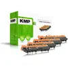 Image de KMP, Toner, 4 B-T58V noir cyan magenta jaune Remplacer toner brother - Refill - Tonereineinhei (C, CF, M, Y)