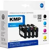 Image de KMP, Cartouche d'impression, E154V Multipack BK/C/M/Y compatible avec Epson T 162 (C, CF, M, Y)