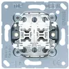 Image de JUNG Bouton-poussoir double, Bouton + interrupteur