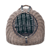 Image de Panier de transport Aumüller, gris vintage pour chat - L 58 x l 37 x H 45 cm