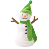 Image de Aumüller Coussin pour chat Bonhomme de neige Frozen Fritz 16x8x4,5cm