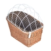 Image de Panier de transport pour vélo Aumüller avec grille de protection - L56xl36xH50cm