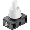Image de interBär Bouton-poussoir à accrochage, Bouton + interrupteur, Blanc