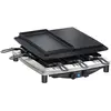 Image de Steba RC 4 Plus Deluxe, Appareil à raclette, Noir, Argent