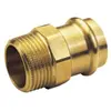 Image de Raccord Laiton À Sertir Et Visser - Mamelon Mf Ø12X3/8""(12/17)