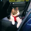 Image de Harnais Pour Voiture Pour Chats, 20 50 Cm/15 Mm, Rouge - Mon Animalerie