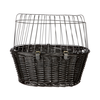 Image de Panier de vélo petit chien L50 l35 H41cm noir Trixie - Panier vélo pour Chien