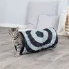 Image de Tunnel de jeu, ø 25 x 50 cm, pour chat, coloris gris.