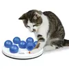 Image de Cat Activity Solitaire, Ø 20 Cm, Blanc/Bleu - Mon Animalerie