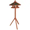 Image de Natura Mangeoire Oiseaux Avec Pied, Ø 65 × 46 Cm/1,45 M, Brun - Mon Animalerie