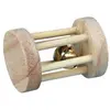 Image de Rouleau À Jouer En Bois Pour Rongeurs, Ø 5 × 7 Cm - Mon Animalerie